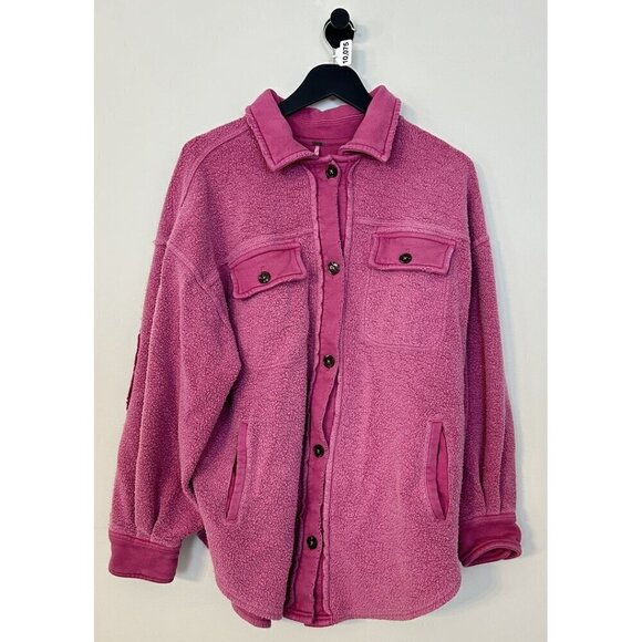 FREE PEOPLE We the Free Ruby Jacket in Pink Envy Size Small - Picture 6 of 13
